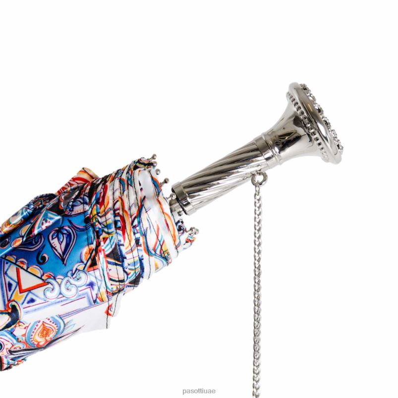 مظلة | 257 9l982-1 p12 - مظلة مايوليكا قابلة للطي PASOTTI Z446V574